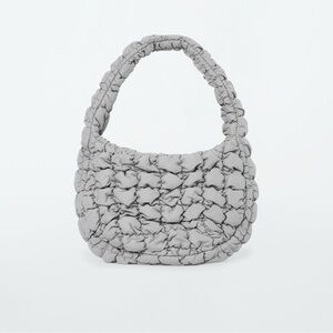 COS Quilted Mini Bag in Grey, NWOT